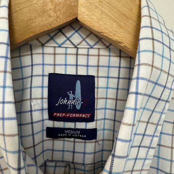 JOHNNIE-O MEN'S PADDOCK PERFORMANCE BUTTON-DOWN SHIRT Medium - Picture 5 of 10